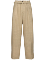 JACQUEMUS パンツ Jacquemus wide-leg Trousers | White | FARFETCH