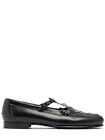 Hereu Maqueda レザーローファー 15mm MAQUEDA - Interwoven T-bar Loafer – Hereu Studio