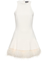 knee length dresses for ladies LACE ROSE STRAPPY MINI DRESS IN WHITE – David Koma
