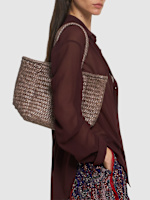 Grace small woven leather basket bag - Dragon Diffusion - Women  | Luisaviaroma