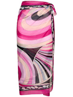 Printed cotton pareo skirt - Pucci - Women  | Luisaviaroma