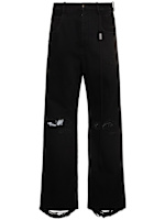 ANN DEMEULEMEESTER アンドゥムルメステール パンツ　サイズ36 アンドゥムルメステールのワイドレッグパンツ | HUES 福岡