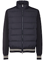 Padded cotton down cardigan jacket Moncler Men Luisaviaroma