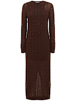 Embellished mohair blend knit dress - Brunello Cucinelli - Women |  Luisaviaroma