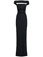 Bandage viscose jersey long dress Lama Jouni Women Luisaviaroma