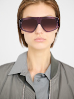 Occhiali da sole milano - The Attico - Donna - Milano Purple - Unica