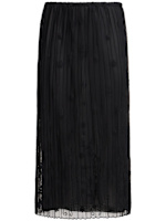 スカート Toteme Flower embroidered tulle long skirt Toteme Floral Tulle Skirt Black