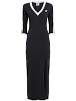 Logo stretch cotton midi dress - adidas Originals - Women | Luisaviaroma