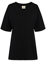 Maglia donna t-shirt avvitata maglietta larga stampa asimmetrica nuova AS- 1022