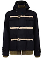 Wool melton jacket - Sacai - Men | Luisaviaroma
