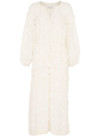 knee length dresses for ladies GIGLIO Long Dress in Sangallo Cotton | Broderie Collection