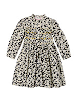 Vestitino Cotone Per Bambina 2-8 Anni – Julerwoo Maniche Lunghe Con Dinosauri Blu
