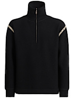 Wool half zip knit sweater - Maison Margiela - Men | Luisaviaroma