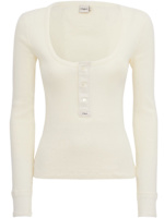 LUYAA Top Estivo Donna Con Scollo A V E Maniche A Sbuffo: Camicetta Leggera In Morbido Cotone, Perfetta Per Un Look Elegante E Casual - 2