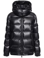 Piumino corto maire in nylon laqué Moncler Donna Luisaviaroma