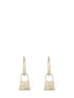 Jacquemus Les Creoles Chiquito Hoop Earrings Light Gold