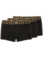 Versace Underwear: Black Greca Boxers