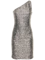 Vestido corto de lentejuelas con un tirante Michael Kors