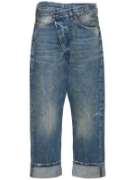 Cross over straight jeans R13 Women Luisaviaroma