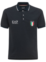 Official team italia stretch cotton polo Ea7 Emporio Armani Men