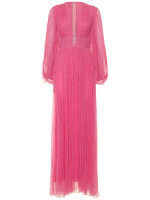 Pleated tulle long dress - Maria Lucia Hohan - Women | Luisaviaroma