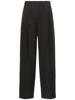 Marce wide wool mohair pants The Row Women Luisaviaroma