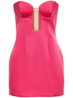 mint strapless mini dress Sasha Bubble Hem Mini Dress