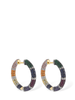 Multicolor pav hoop earrings Apm Monaco Women Luisaviaroma