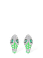 Petites cr oles serpent vert fluo Apm Monaco Femme Luisaviaroma