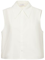 Celia cropped cotton poplin shirt ANINE BING Women