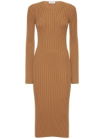 Sia rayon blend rib knit midi dress ANINE BING Women