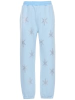 Blue rhinestone dagger cotton sweatpants - Unknown - Men 