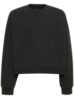 Box crew washed cotton sweatshirt - Entire Studios - Men