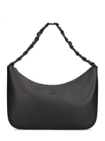 Bolso grande negro cadena hot sale