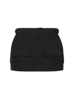 Cargo cotton mini skirt - Wardrobe.nyc - Women