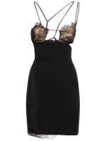 NENSI DOJAKA Asymmetric Mini Dress - Black