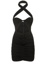 Jersey cutout halter neck mini dress - Magda Butrym - Women | Luisaviaroma