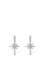 Meteorites rectangular crystal earrings Apm Monaco Women