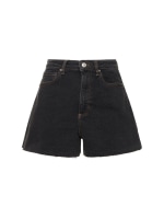 Weworewhat denim hot sale shorts