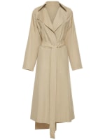 Gabardine trenchcoat mit kapuze badva The Row Damen