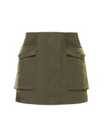 Nylon twill cargo bomber mini skirt - Dion Lee - Women