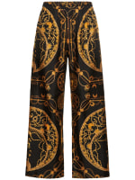 Ornament jewellery silk pajama pants - Marine Serre - Men