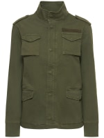 Army stretch cotton jacket ANINE BING Women Luisaviaroma