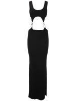 open back jersey dress Ramy Brook Charles Jersey Cut Out Open Back Maxi Dress in Scarlet Red