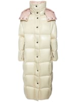 Doudoune longue en nylon parnaiba Moncler Femme Luisaviaroma