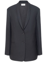 Cowal wool mohair twill blazer The Row Women Luisaviaroma