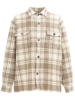 Sobrecamisa oversize a cuadros AMI Paris Hombre Luisaviaroma