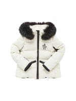 Suisses stretch tech poplin down jacket - Moncler Grenoble - Girls