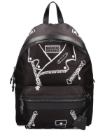 Moschino Backpack With Logo, Men'S, Black for Men