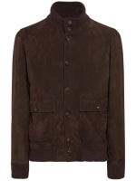 Golden goose outlet suede jacket